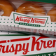 Image for article titled Krispy Kreme Staves Gas Price Pain By Offering 12 Donuts For The Price Of A Gallon Of Gas